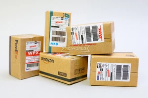 RC 1/10 Scale SHIPPING BOX'S Amazon-Fedex-DHL-UPS (5) BOX - Picture 1 of 7