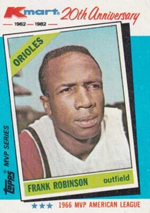 FRANK ROBINSON 1982 KMART 20TH ANNIVERSARY #9 OF 44 FREE SHIPPING - Picture 1 of 1