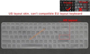 Keyboard Protector Skin Cover for HP DV7-7000 dv7t-7000 M7-1000 G7-2000 G7-2300 - Picture 1 of 3