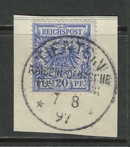 Alemania 1890 oficinas en China 20 Pf. Forerunner usado TIENTSIN, $ 72.00 - Imagen 1 de 1
