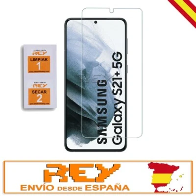 REY Protector Pantalla para SAMSUNG GALAXY S21+ 5G - S24 FE Cristal Templado p582 vr