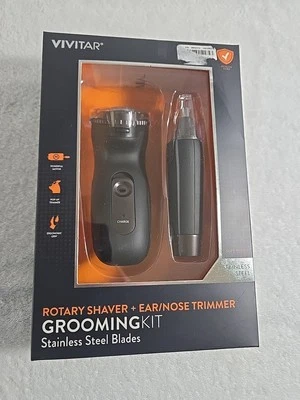 Vivitar Afeitado Rotativo + Juego de Acicalamiento Recortador de Oreja/Nariz, Nuevo Foto 1 de 4