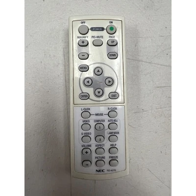 Mando a distancia para proyector NEC RD-427E genuino reemplazo OEM Foto 1 de 3