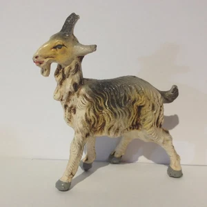 Minifigura animal vintage ITALIA Fontanini belén de cabra 2,75" pintado a mano de colección - Imagen 1 de 11