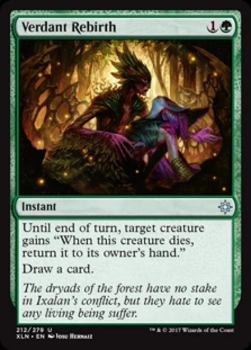 Verdant Rebirth -Foil Light Play MTG Ixalan - Image 1 of 1