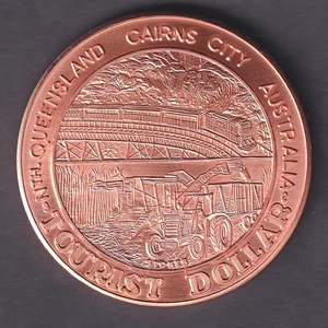 Australia. 1982 TOURIST DOLLAR. Cairns Nth Qld. Great Barrier Reef... Prooflike - Picture 1 of 2