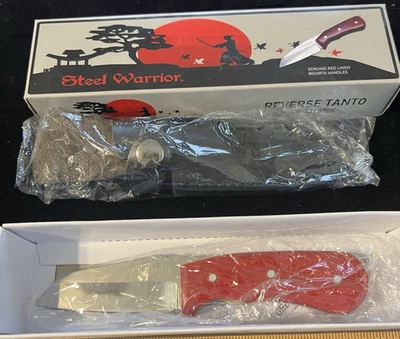 Steel Warrior Reverse Tanto SW-210RMIC Fixed Blad Knife - Image 1 of 4