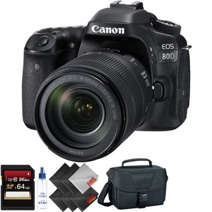 Canon EOS 80D DSLR Camera with 18-135mm Lens Starter Bundle 10 - Picture 1 of 1