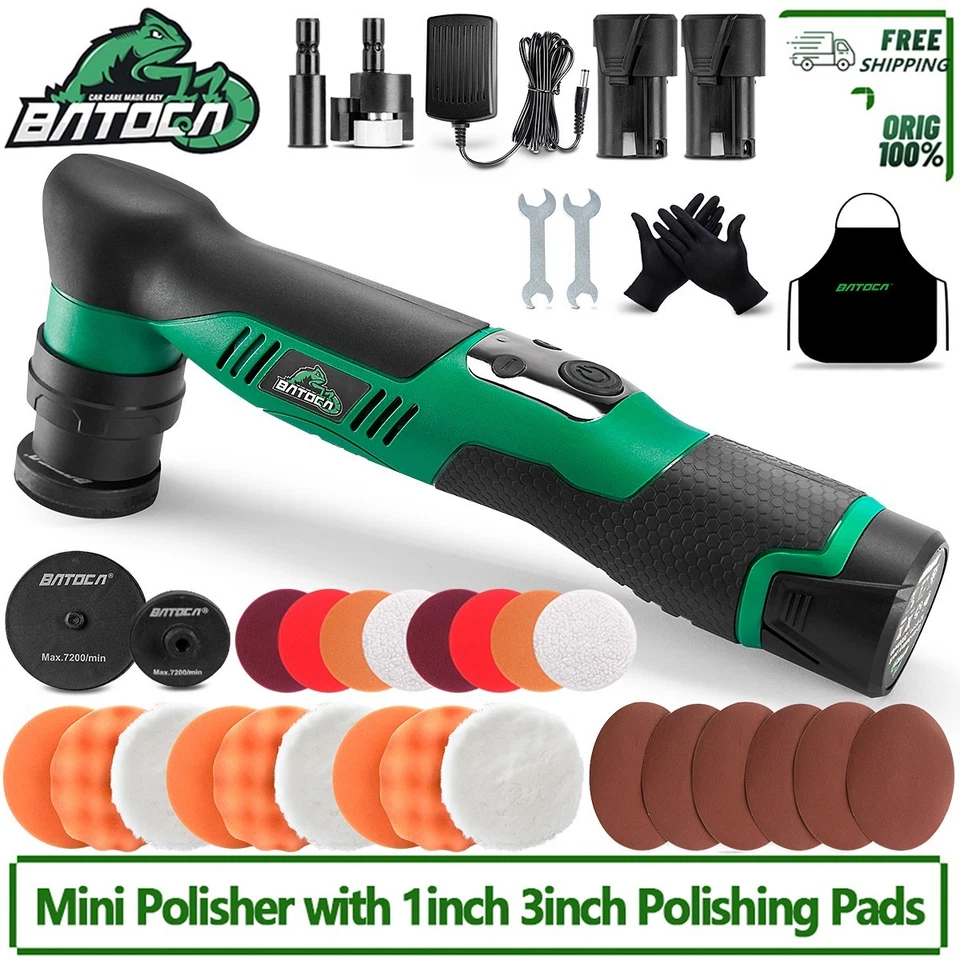 BATOCA S5 Mini Car Polisher Buffer Sander Cordless Polishing Machine 1"3" Polish