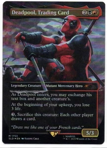 Magic the Gathering - Deadpool, Sammelkarte Rainbow Foil - 1753 - MYTHIC - NM/M - Bild 1 von 2