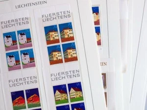 LIECHTENSTEIN 1978 Cpl XF MNH** Bloc YEAR SET, Buildings Zodiacs Paintings X-Mas - Picture 1 of 9