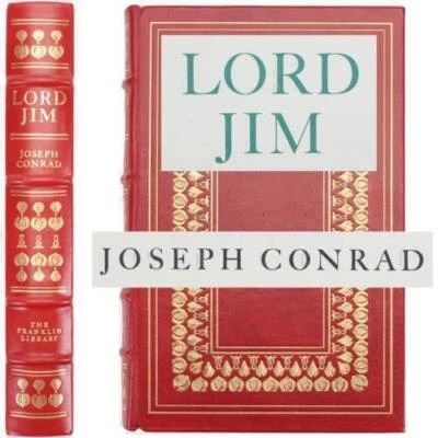 LEATHER LORD JIM JOSEPH CONRAD Classic Maritime Sea Adventure 100 Greatest Books Foto 1 de 4