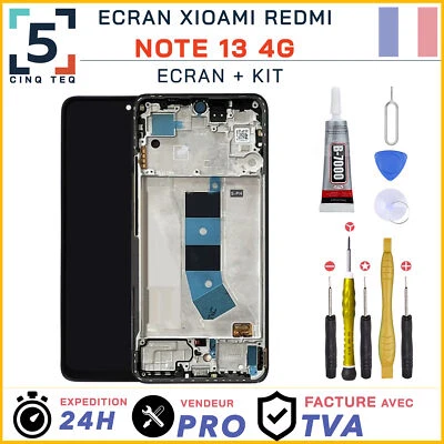 CINQ TEQ Ecran LCD Complet Remplacement Xiaomi Redmi Note 13 4G 23129RAA4G / 23124RA7EO
