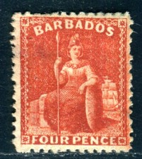 BARBADOS 1875 28Aa * schöne frische MARKE 320€(D9829