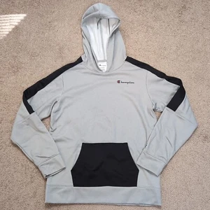 Champion Youth Tech Fleece Hoodie Extra Large (18/20) Black Gray XL - Picture 1 of 8