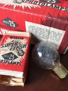 10 VTG 1940 Wabash Super Flash Photolamp SPECIAL PRESS 25,000 Bulbs Brooklyn NY - Picture 1 of 7
