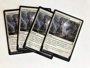 Lithomancer's Focus (4) Battaglia per Zendikar quasi nuovo MTG Magic the Gathering - Foto 1 di 1