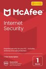 McAfee Internet Security Antivirus 2024 - 1 Device 1 Year Delivery by Post