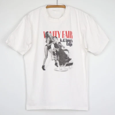 Vanity Fair Cindy Crawford K.d Lang Unisex Cotton T-shirt All size S to 5XL - Image 1 of 3