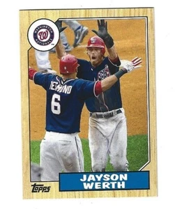 2012 Topps 1987 Topps Minis #TM13 Jayson Werth WASHINGTON  NATIONALS - Picture 1 of 1