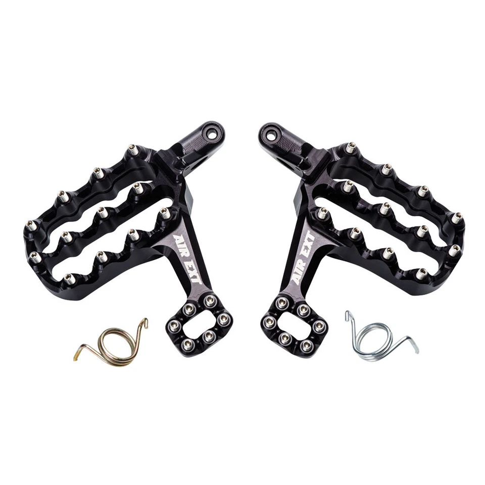 Fastway Air Ext Motorcycle Foot Pegs Kit Black For HONDA XR70R 2001-2003 - Image 1 of 2