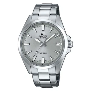 Reloj Casio Edifice EFV-100D-8AV para hombre esfera plateada acero inoxidable 100M WR - Imagen 1 de 1