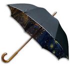 Gogh "Starrynignt over the Rhone" double sewing long size automatic umbrella