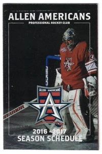 2016-17 Allen Americans ECHL Hockey Schedule !!! Coors - Picture 1 of 2