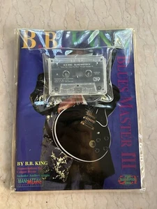 B.B. King BLUES MASTER III; 1992 Guitar Tab Book (NM)--87 pp. w/pix--w/Cassette - Picture 1 of 4