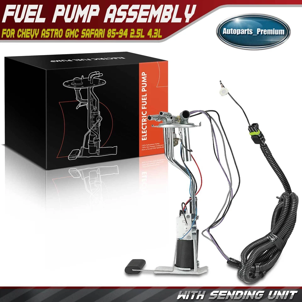 Novo conjunto de bomba de combustível para Chevrolet Astro GMC Safari 1985-1994 L4 2.5L V6 4.3L - Imagem 1 de 4