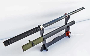33''Black Dragon Ninjato Sharp T10 Steel Japanese Ninja Wakizashi Straight Sword - Picture 1 of 10