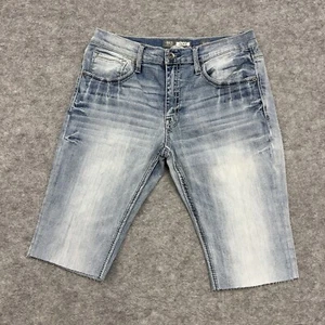 Buckle BKE Cut-off Jean Shorts Mens 36R Blue Jake Distressed Denim Meas 34x14* - Picture 1 of 23