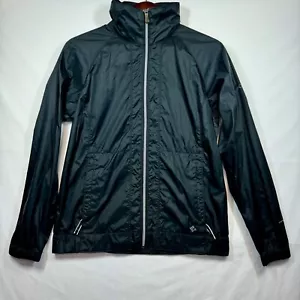 Columbia Windbreaker Jacket Lightweight Running Activewear Black Size Medium - Picture 1 of 10