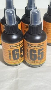 Lot 6 DUNLOP 654 Formula 65 Guitar Polish & Cleaner 4oz/each Total 24oz - Picture 1 of 3