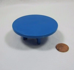 Vintage Fisher Price Little People BLUE DINING TABLE McDonald's Holiday Inn - Picture 1 of 2
