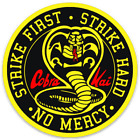 Cobra Kai Logo Type (Karate Kid) Strike Hard Strike First No Mercy Diecut MAGNET