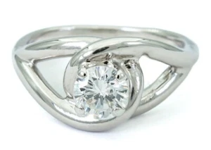 Anello oro HARR & JACOBS Diamante naturale da 0.40 CT, certificato, F - VVS - Foto 1 di 9