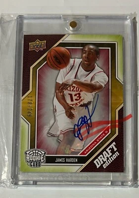2009-10 Upper Deck Draft Edition Basketball James Harden Auto Card 178 /249 - Image 1 of 2