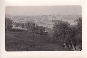 Seltenes 4x6 20er Jahre Foto ländliches Palästina Dorf - traditionelle Architektur - Bild 1 von 4
