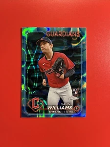 Actualización cromada Topps 2024 #USC77 Gavin Williams RC lámpara de lava azul agua SP/175 - Imagen 1 de 2
