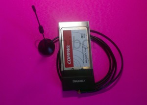 HP COMPAQ WL110 WIRELESS LAN PC CARD PCMCIA 802.11b  LAPTOP IPAQ w/ Antenna