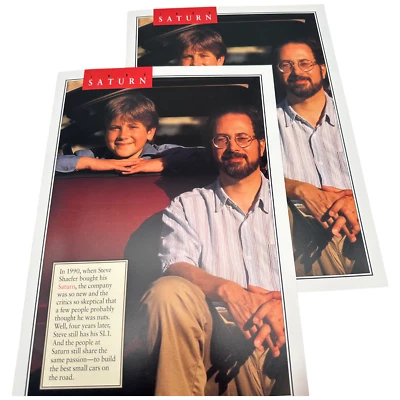 1994 Saturn 16 page Car Sales Brochure Catalog SW1 SC1 SL2 Coupe Sedan Lot of 2 - Image 1 of 4