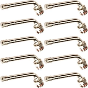 Octopus TR545D Clamp-in Brass Tire Valve Stem for Truck and Bus with 60° Bend - Picture 1 of 2