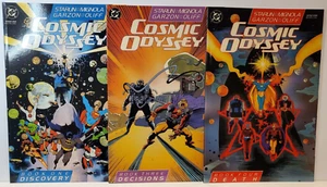 Cosmic Odyssey #1 #3 #4, 3 ISSUE LOT Jim Starlin Mike Mignola 1988 DC Comics - Picture 1 of 10