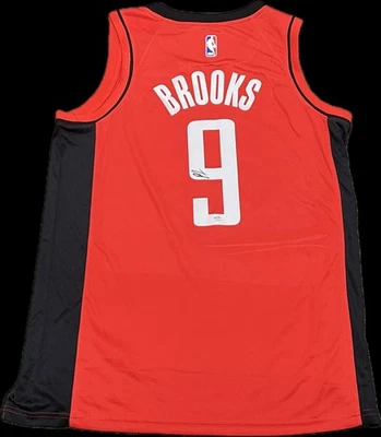Dillon Brooks Signed Jersey PSA Houston Rockets Autographed - Image 1 of 2