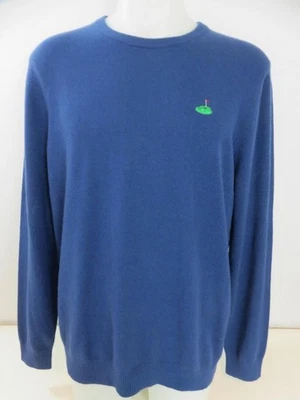 NEW Lands End Dark Blue Cashmere Sweater Golf Logo Size L 42-44 NWT - Image 1 of 4