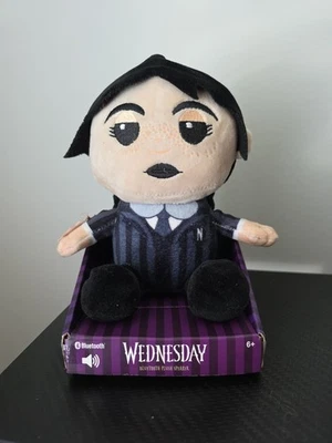 Bitty Boomers Wednesday The Addams Family 毛绒蓝牙扬声器 全新 Netflix 5 — 第 1/2 张图片