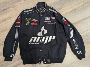 Chaqueta De Colección Nascar Dale Earnhardt Jr 88 XL Parcheada Chaqueta de Carreras JR Nation - Imagen 1 de 17