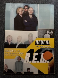 RARE 90x62cm LARGE VINTAGE BILLBOARD/RECORD STORE POSTER - R.E.M. REVEAL (2001) - Imagen 1 de 2