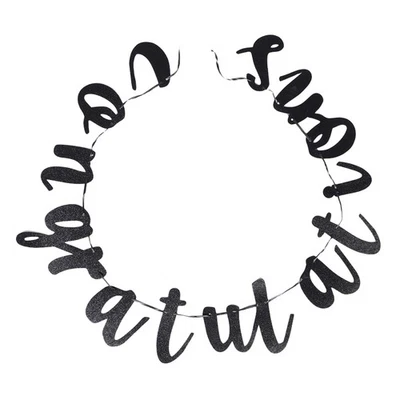  Congratulations Banner Graduation Banners Party Decorations Backdrop - Image 1 of 4